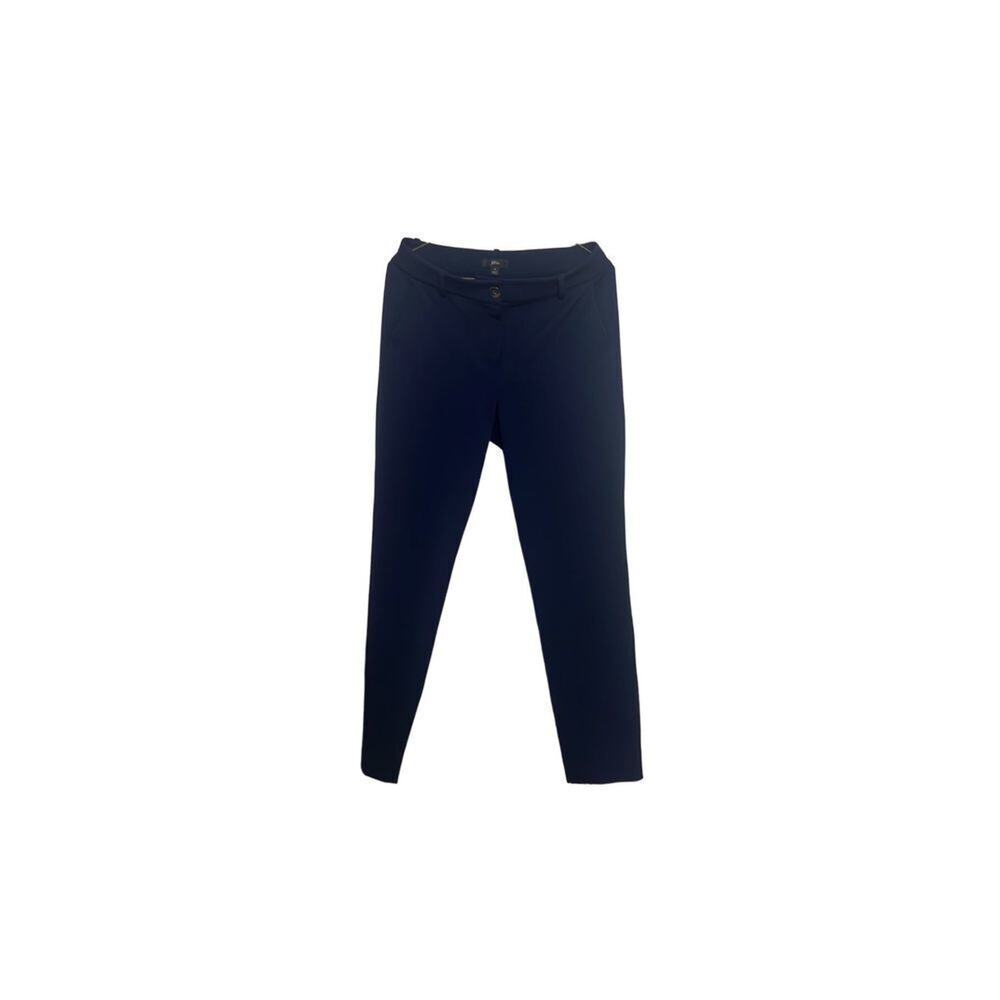 J. Crew Women's Mid-Rise Slim Fit Casual Pants‎ Blue Size 4